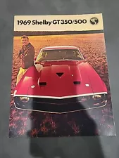 Vintage 1969 Shelby GT350/500 Sales Brochure Catalog