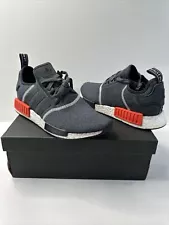 Adidas NMD R1 Wool Grey Orange S31510 Ultra Boost Mens Size 10 NIB NEW Athletic