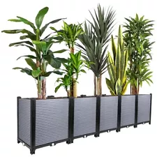 New ListingOutdoor Planters 80''/48''/32'' Length, Large Planter Boxes Outdoor,Raised Ga...