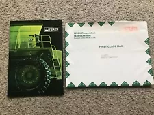 1990 Terex Heavy-duty construction type trucks, original sales mailer.