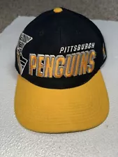 New ListingVintage Pittsburgh Penguins Sports Specialties Black Dome Shadow Snapback Hat