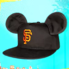 San Francisco SF Giants 2024 Mickey Mouse Ears Hat Disneyland 06/30/24 Pre-Sale