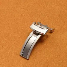 18mm Stainless Steel Depolyment Buckle Clasp For Glashutte Watch Band Strap Tool