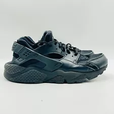 Nike Air Huarache Womens 9 Triple Black Running Sneakers Athletic Shoes Trainers