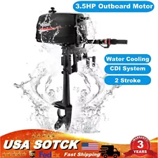 3.5HP 2 Stroke Marine Outboard Motor Marine Boat Engine Motor CDI Sys Gas Power