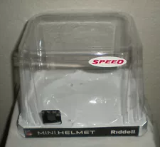 Riddell Speed NCAA / NFL Mini Helmet Display Case / Container Empty Box