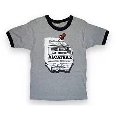 New ListingVintage 80s Graphic Tee Alcatraz 'Condos for Sale' By Screen Start Single Stitch