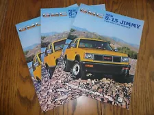 1984 GMC S-15 Jimmy Sales Brochure - Vintage - Three for One Price