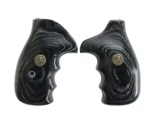 Pachmayr Renegade Wood Laminate Revolver Grip for S&W K&L Frame Smooth Charcoal