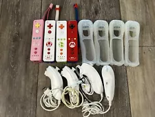 OEM Wii U Remotes Nintendo Wiimotes Motion Plus Mario, Peach, Yoshi, Toad Lot