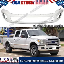 FIT 2011-2016 FORD F250 F-350 SUPER DUTY FRONT BUMPER FACE BAR UG WHITE PLATINUM