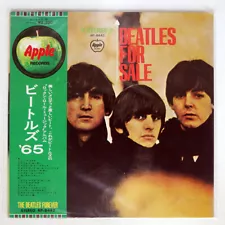 BEATLES FOR SALE APPLE AP8442 JAPAN OBI VINYL LP