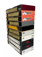 Blank VHS Tape Lot of 10 Tapes Sony Kodak SKC Scotch Pre-Recorded BLANK Lot #80