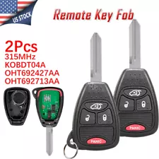 2 for Dodge Avenger 2008 2009 2010 2011 2012 2013 2014 Remote Smart Car Key Fob (For: 2010 Dodge Avenger)