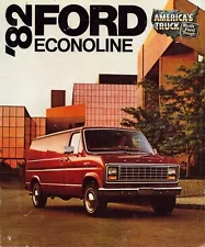 1982 Ford Econoline Van Sales Brochure Catalog