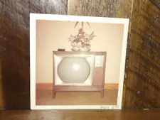 Sale is for a Circa 1960's Snapshot- Vintage Eames Era TV