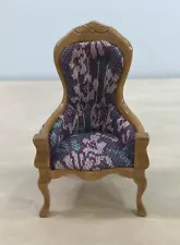 Ornate Wood Arm Chair