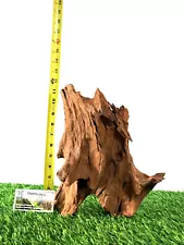 Malaysian Driftwood for Aquarium Fish Tank, Reptile Natural Pet Safe -M 12x9x6