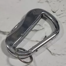 Carabiner Multi Tool Small Knife Scissors Bottle Opener Backpacking Hiking Gear