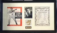 Signed Autographed Elvis Presley Photo