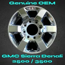 18" Wheel for GMC Sierra Denali HD 2500 3500 2015 - 2019 Stock OEM Chrome Rim