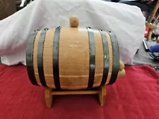 Quart Oak Wooden Whiskey Barrel