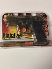 SMITH & WESSON CHIEFS SPECIAL 45 AIRSOFT GUN ~ SPRING PISTOL ~ Clear (RARE) NEW