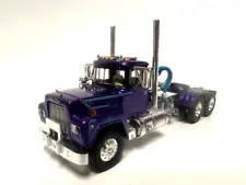 DCP FIRST GEAR 1/64 SCALE R MODEL MACK DAY CAB, PURPLE