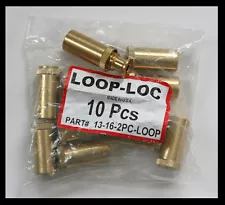 Loop-Loc Swimming Pool Safety Cover Brass Anchor 10 pcs