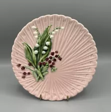 Majolica Lily of the Valley Pink/Mauve Schramberg Plate Germany