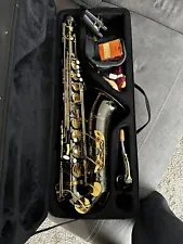 Cecilia Black And Gold Saxophone