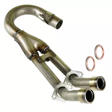 Exhaust Pipe W/ Gaskets for Yamaha Rhino 660 YXR660 YXR 660 2004 2005 2006 2007