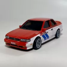 1991 BRE Nissan Sentra SE-R Red 1:64 Premium Diecast Diorama Model Car Datsun