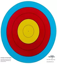 SAS High Quality 5-Ring Paper Target Face Archery Range Approx. 60 cm / 24 in.