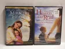 DVD lot-Heaven is for Real and Miracles from Heaven