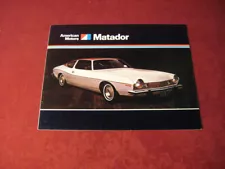 1974 AMC American Motors Matador Military Sales Brochure Booklet Catalog Old