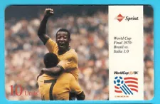 PELE (Brazil) - old Sprint phone card * FIFA World Cup 1994 football soccer