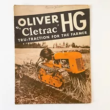 Oliver Tractor Cletrac HG Tru Traction for the Farmer Brochure