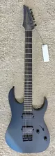 Ibanez RGRTBB21BKF Baritone Electric Guitar, Ebony Fretboard, Flat Black Finish