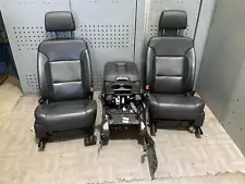 2015-2020 CHEVROLET SUBURBAN 1500 Front Seats Luxury w/Console Black H2U OEM