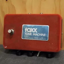 Foxx Tone Machine Early70'S Red Vintage Used Ck121