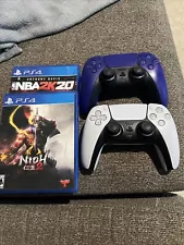 Two Lightly Used PS5 Controllers And two Used PS4 Games. NBA 2k20 And nioh 2