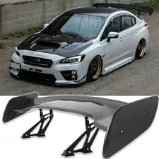 For Subaru Impreza WRX STI 57" Rear Trunk Spoiler Racing GT Wing Carbon Fiber