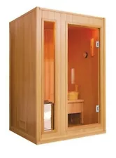 SunRay Baldwin 2-Person Traditional Sauna with Harvia Heater