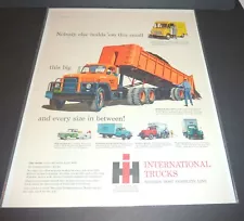 INTERNATIONAL HD 1959 DUMP TRUCK 14" x 10 1/2" WORLDS MOST COMPLETE LINE CPICS