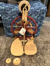 Schacht Ladybug Spinning Wheel w/ Added Super High And High Speed Whorls