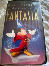 walt disney's fantasia vhs tape 1991, played once, hard to find