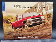 2002 Chevrolet Commercial Silverado Truck Sales Salesman Showroom Brochure 24pgs