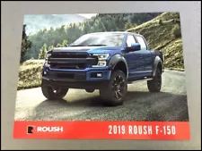 2019 Ford Roush F-150 Truck 1-page Car Sales Brochure Leaflet Card