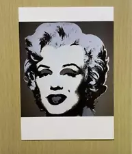 Andy Warhol Marilyn Monroe Black Postcard from japan